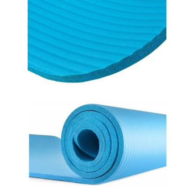 Коврик для йоги и фитнеса Power System 180см Fitness-Yoga Mat Blue