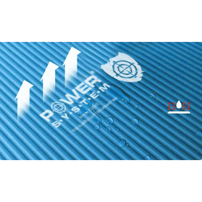 Коврик для йоги и фитнеса Power System 180см Fitness-Yoga Mat Blue