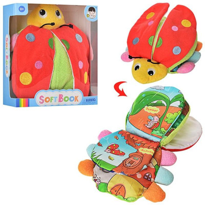 Развивающая игрушка книжка-шуршалка Toys Божья Коровка (KT889-321H) Развивающая игрушка книжка-шуршалка Toys Божья Коровка (KT889-321H)