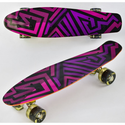 Скейт пенни борд Best Board колёса светятся от 5 лет (al-5490)
