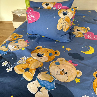 Комплект постільної білизни Soft полуторний Ведмедики 150х215 см Комплект постільної білизни Soft полуторний Ведмедики 150х215 см