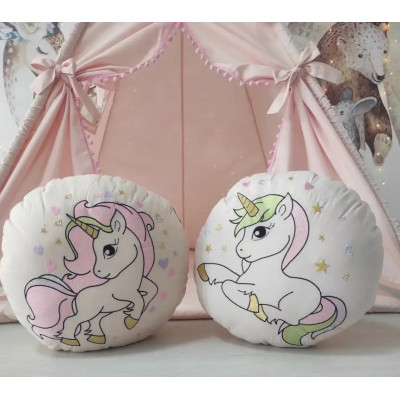 Вигвам для девочки Единорог Unicorn на розовом БОН БОН 180 см Вигвам для девочки Единорог Unicorn на розовом БОН БОН 180 см