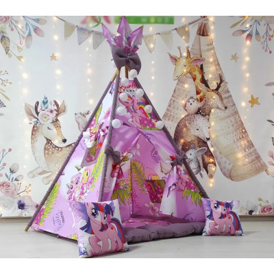 Детский вигвам палатка домик для девочек БОН БОН My little pony 180 см Детский вигвам палатка домик для девочек БОН БОН My little pony 180 см
