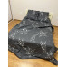 Постельное белье Soft полуторное черное Звезды 150х215 см